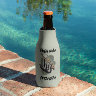 Costa Rica Souvenir Pura Vida Sloth Flaschenkühler