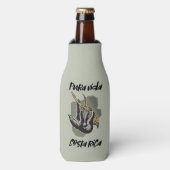 Costa Rica Souvenir Pura Vida Sloth Flaschenkühler (Flaschenvorderseite)