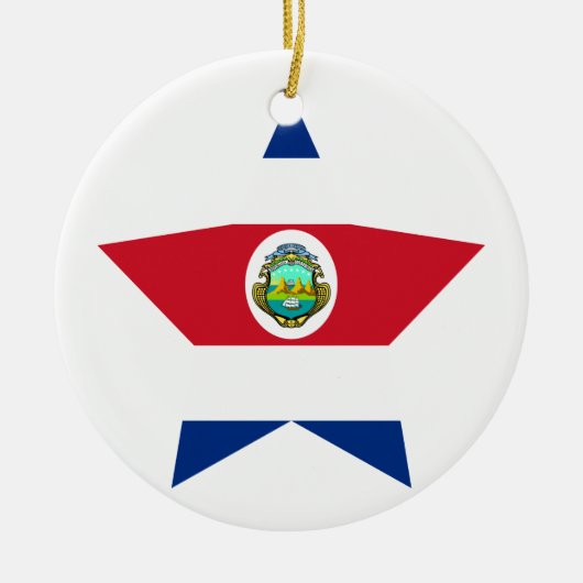 Costa+Rica Stern Keramikornament (Vorne)