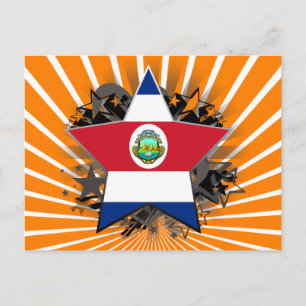 Costa Rica Stern Postkarte