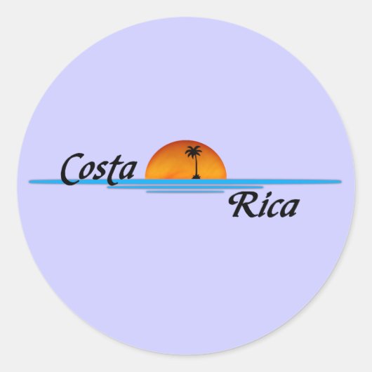 Costa Rica Sticker (Vorderseite)