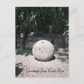 Costa Rica Stone Sphere Postkarte