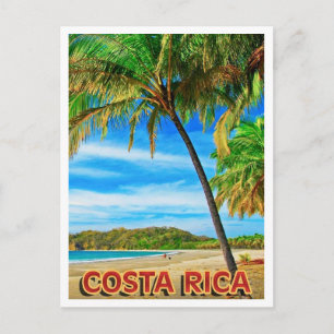 Costa Rica Strand Postkarte
