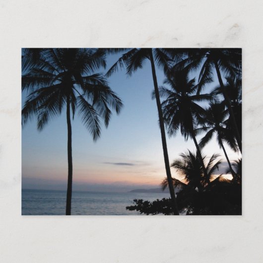 Costa Rica Sunrise Postkarte (Vorderseite)