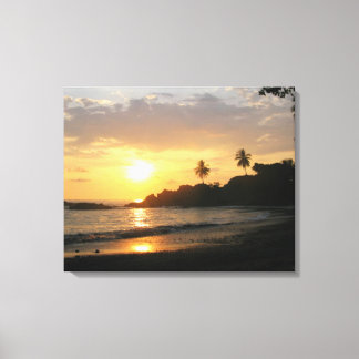 Costa Rica Sunset Leinwanddruck