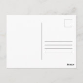 Costa Rica Sunset Postcard Postkarte (Rückseite)