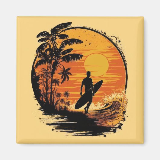 Costa Rica Surf Magnet (Vorne)