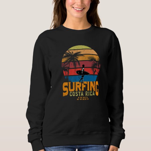 Costa Rica SurfPremium 1 Sweatshirt (Vorderseite)