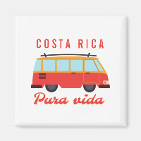 Costa Rica Surfreisen Van Magnet