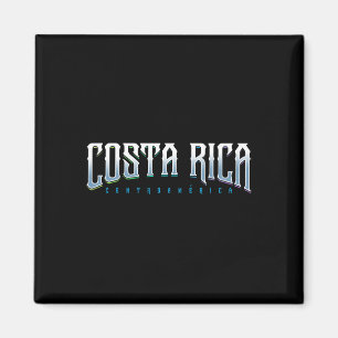 Costa Rica T-Shirt - Öko-Reise-Strand Designer-Sur Magnet