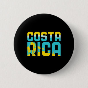 Costa Rica T-Shirt Urlaub Souvenir Reise Geschenk Button