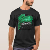 Costa Rica Talamancan Palm Pit Viper Reptile Veno T-Shirt (Vorderseite)