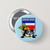 Costa Rica Tauchplatz Button (Vorne & Hinten)
