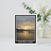 Costa Rica te Espera… Postkarte (Stehend Vorderseite)