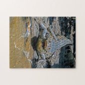 Costa Rica, Tortuguero - Aggressives Krokodil Puzzle (Horizontal)