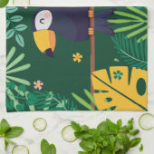 Costa Rica Toucan Geschirrtuch (Gefaltet)