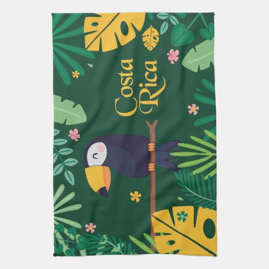Costa Rica Toucan Geschirrtuch (Vertikal)