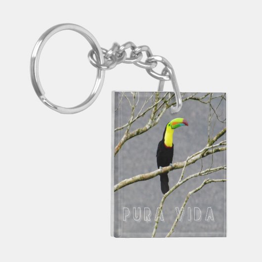 Costa Rica Toucan Souvenir Schlüsselanhänger (Vorderseite links)