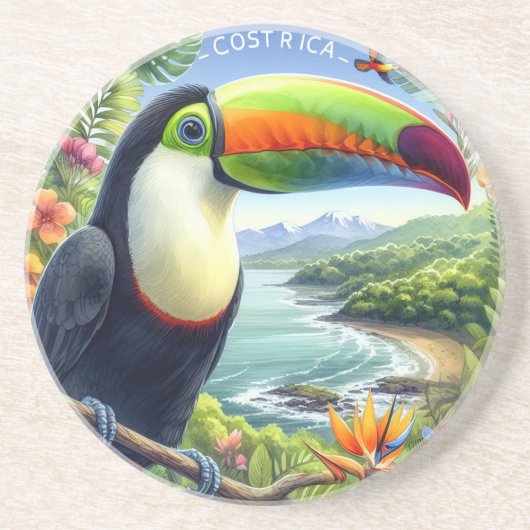 Costa Rica Toucans, Pura Vida Getränkeuntersetzer (Vorne)