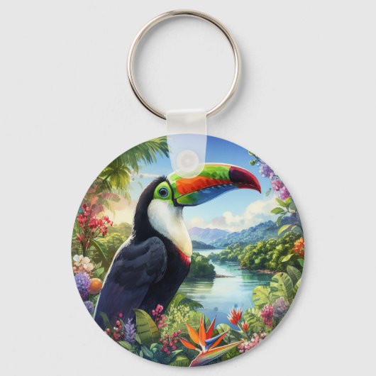 Costa Rica Toucans, Pura Vida Schlüsselanhänger (Vorderseite)