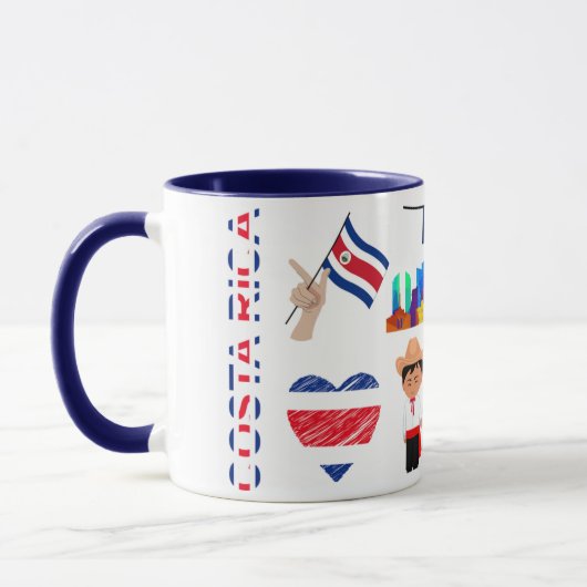 Costa Rica Travel Mug – Pura Vida Adventure Tasse (Links)