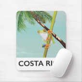 Costa Rica Tree Frog Vacation Poster Mousepad (Mit Mouse)