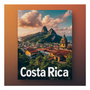 🌴 Costa Rica Tropischer Badeort Reise Liebhaber � Poster