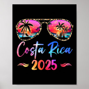 Costa Rica Urlaub 2025 Matching Group Family Sum Poster