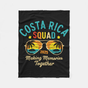 Costa Rica Vacation Squad 2025 Matching Family Vac Fleecedecke