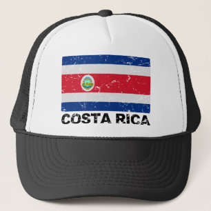Costa Rica Vintage Flagge Truckerkappe