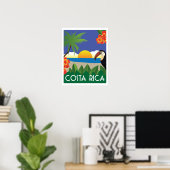 Costa Rica Vintage Reiseart Poster (Heimbüro)