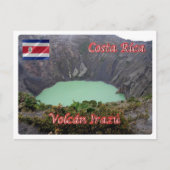 Costa Rica - Vulkan Irazù - Postkarte (Vorderseite)