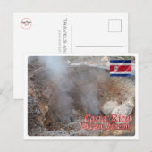 Costa Rica - Vulkan Rincòn - Postkarte (Vorne/Hinten)