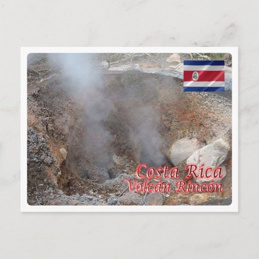 Costa Rica - Vulkan Rincòn - Postkarte (Vorderseite)
