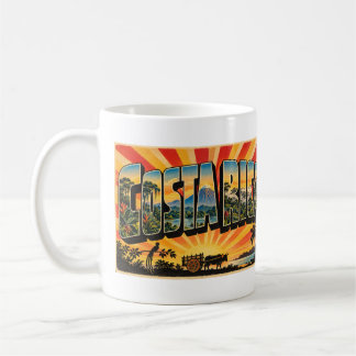 Costa Rica Vulkan Wolkenwald Quetzal Vintage  Kaffeetasse