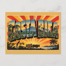 Costa Rica Vulkan Wolkenwald Quetzal Vintage 