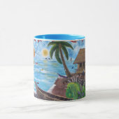 Costa Rica-Wandgemälde Tasse (Zentrum)