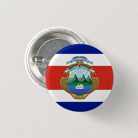 Costa Rica (Wappen/Flagge) Button (Vorne & Hinten)