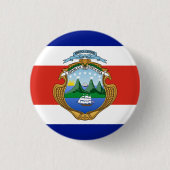 Costa Rica (Wappen/Flagge) Button (Vorderseite)