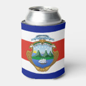 Costa Rica (Wappen/Flagge) Dosenkühler (Kanne Vorderseite)