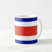 Costa Rica (Wappen/Flagge) Kaffeetasse (VorderseiteRechts)