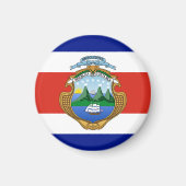 Costa Rica (Wappen/Flagge) Magnet (Vorne)