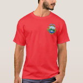 Costa Rica (Wappen/Flagge) T-Shirt (Vorderseite)