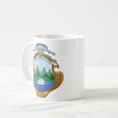Costa Rica-Wappen Kaffeetasse (Vorderseite Links)