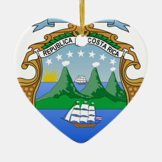 Costa Rica-Wappen Keramikornament