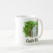 Costa Rica Wasserfall Kaffeepause Tasse (VorderseiteRechts)