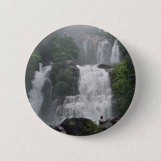 Costa Rica Wasserfälle Button (Vorderseite)