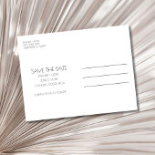 Costa Rica Wedding Save the Date Ankündigungspostkarte