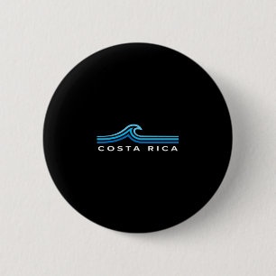 Costa Rica Wellen Vintage Männer Frauen Mädchen Ju Button