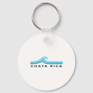 Costa Rica Wellen Vintage Männer Frauen Mädchen Ju Schlüsselanhänger